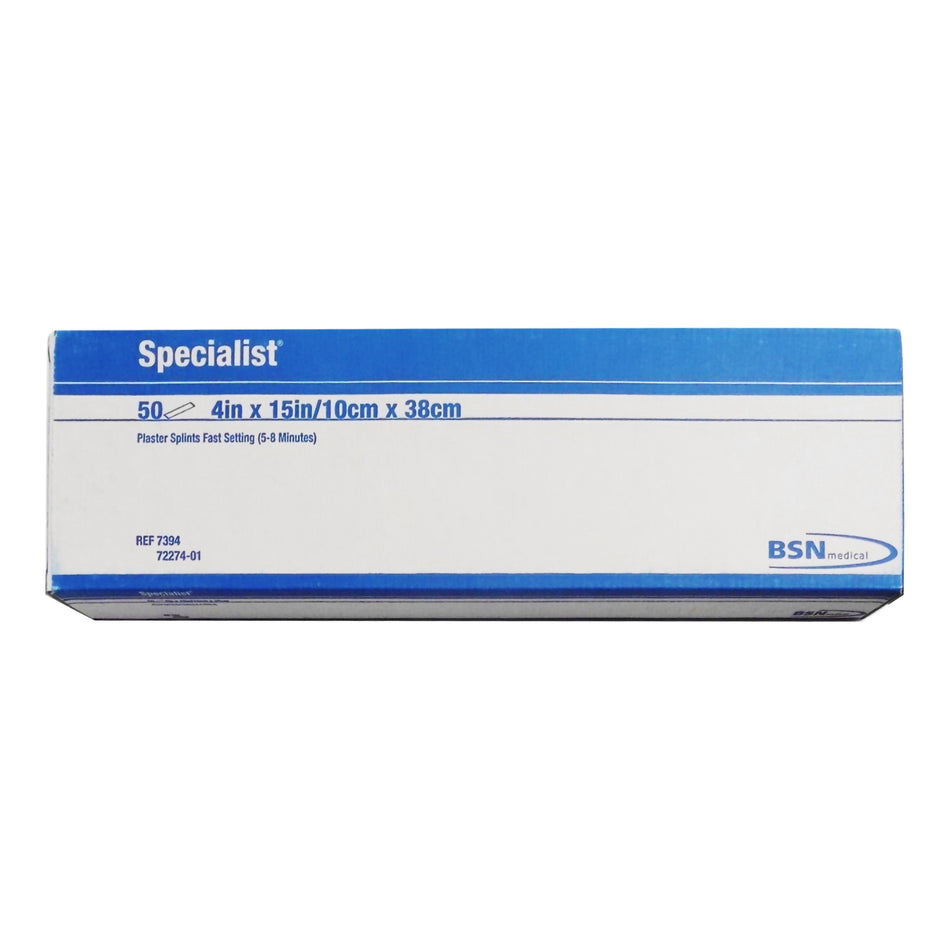 Specialist Plaster Splint, 4 x 15 Inch-Plaster Splint Specialist 4 X 15 Inch Plaster of Paris White