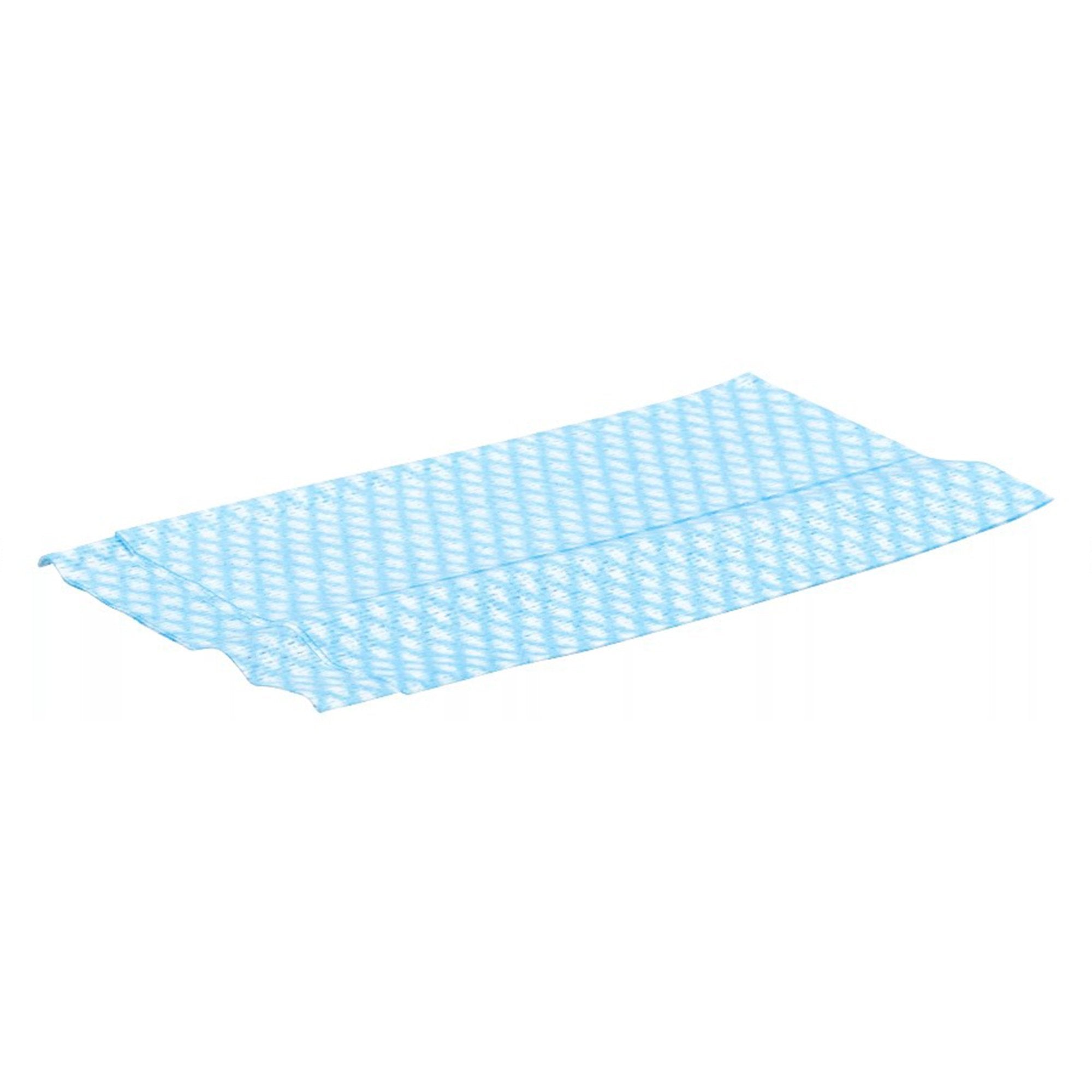 Versalon Moderate Absorbency Washcloth, Blue, 9.4 x 13.5 Inch-Washcloth Versalon 9-3/8 X 13-1/2 Inch Blue Disposable