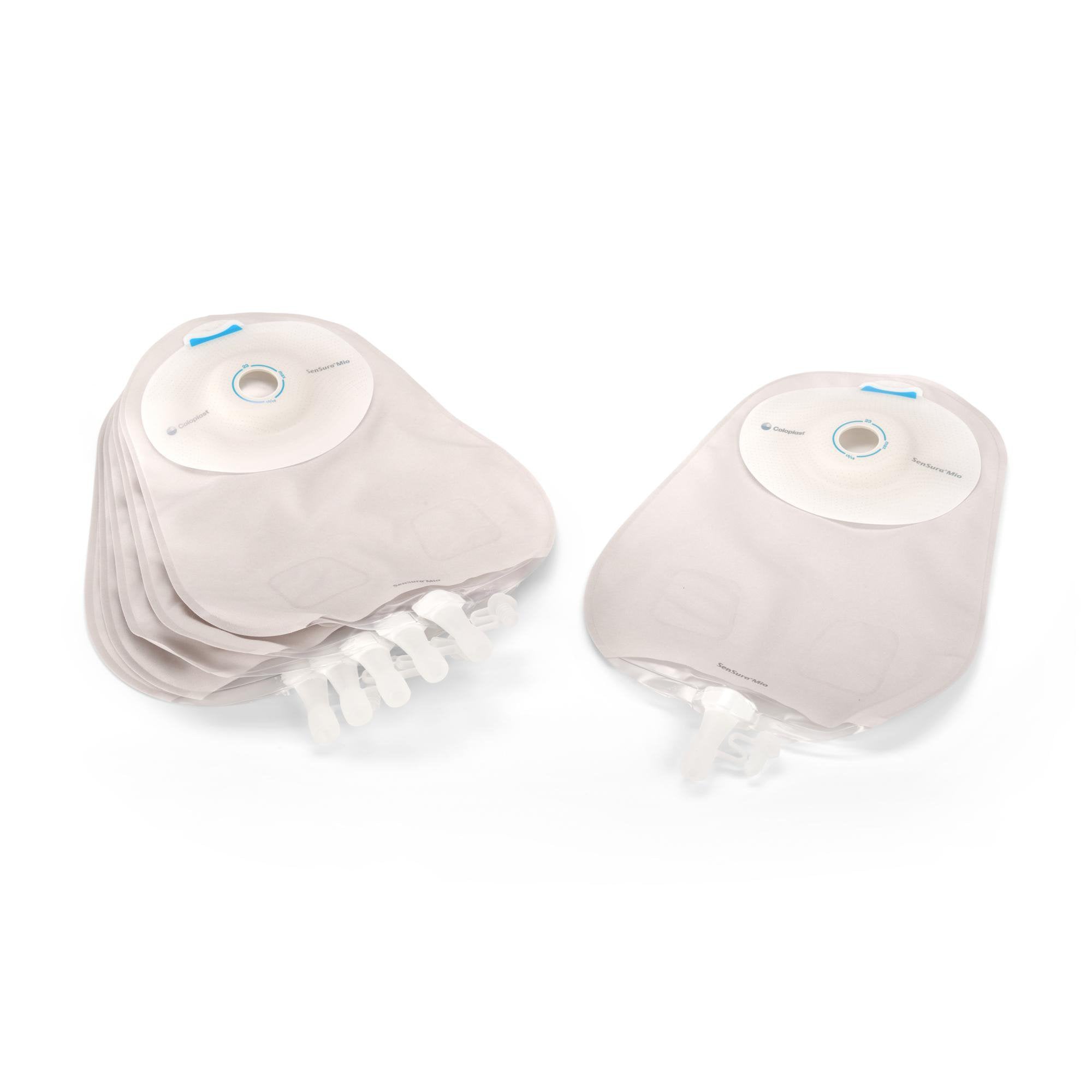 Urostomy Pouch SenSura® Mio Convex One-Piece System 10-1/2 Inch Length, Maxi Convex Light, Pre-Cut 13/16 Inch Stoma Drainable