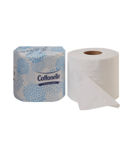 Cottonelle Professional Standard Roll Toilet Paper-Toilet Tissue Kleenex Cottonelle Professional White 2-Ply Standard Size Cored Roll 451 Sheets 4 X 4 Inch