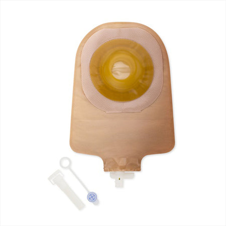 Premier One-Piece Drainable Beige Urostomy Pouch, 9 Inch Length, 3/4 Inch Stoma-"Urostomy Pouch Premier One-Piece System 9 Inch Length Convex, Pre-Cut 3/4 Inch Stoma Drainable"