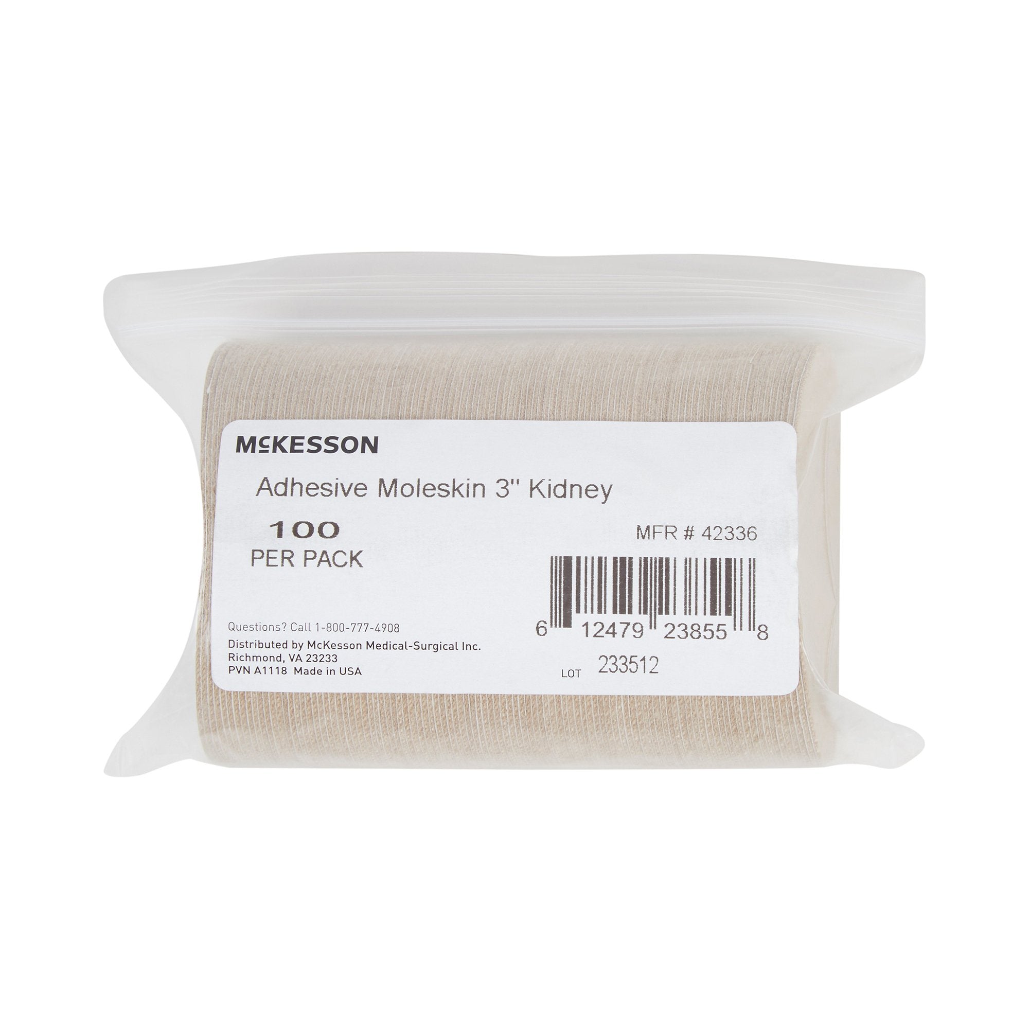 McKesson Protective Pad, One Size Fits Most-Protective Pad McKesson One Size Fits Most Adhesive Foot