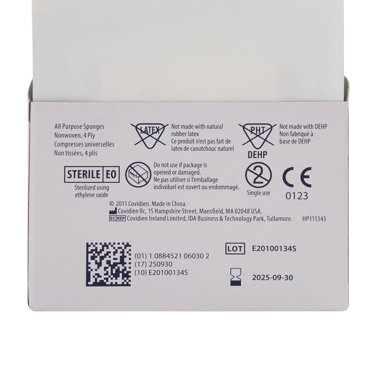 Curity Sterile Nonwoven Sponge, 2 x 2 Inch, 4-Ply-Nonwoven Sponge Curity 2 X 2 Inch 4-Ply Sterile 2 per Pack