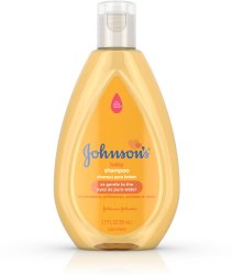 Johnsons Baby Shampoo-Baby Shampoo Johnson's no more tears 1.7 oz. Flip Top Bottle Scented
