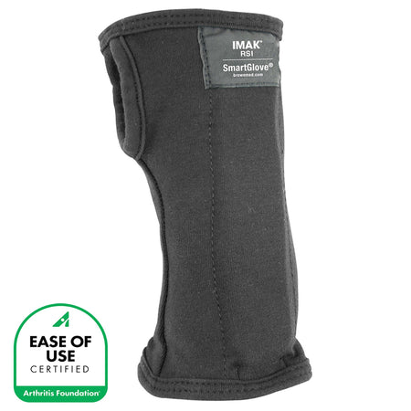 IMAK SmartGlove Wrist Splint, Small-Wrist Splint IMAK RSI SmartGlove Cotton / ergoBeads Left or Right Hand Black Small