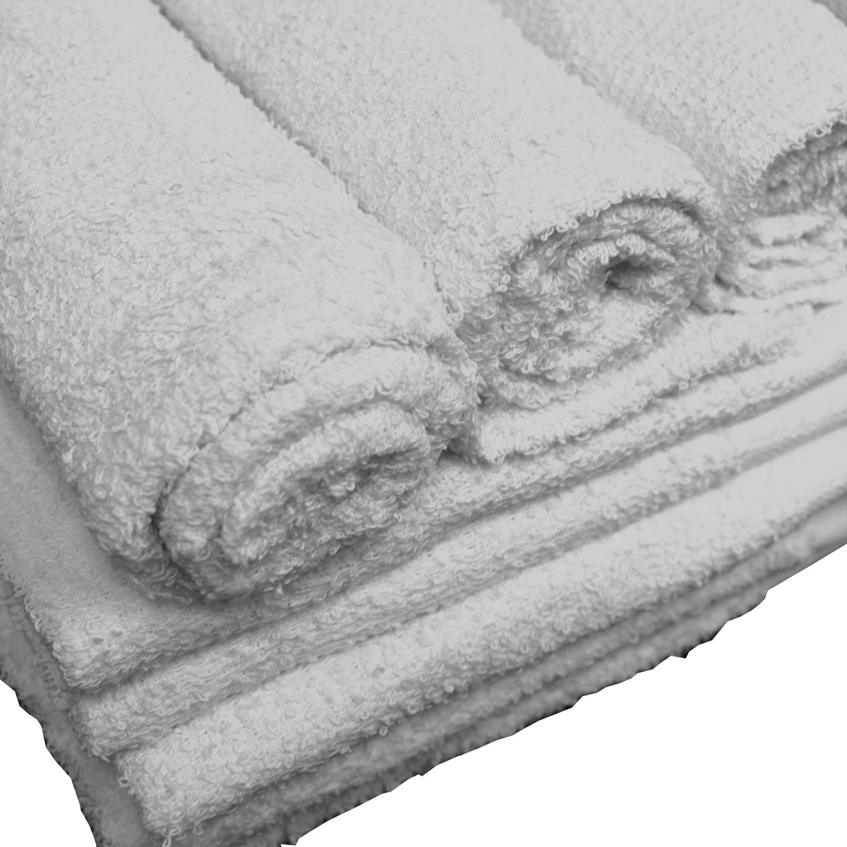 Royal Silver Basics Washcloth, 12 x 12 Inch-Washcloth Royal Silver Basics 12 X 12 Inch White Reusable