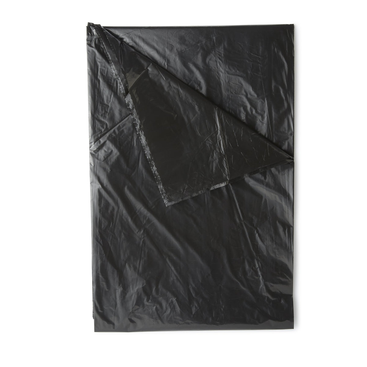 Colonial Trash Bag Premium Black Liner, 60 gal.-Trash Bag Colonial Bag 60 gal. Black LLDPE 1 mil 38 X 58 Inch X-Seal Bottom Flat Pack