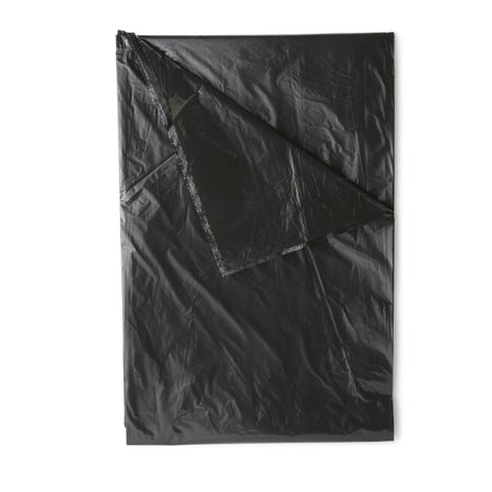 Colonial Trash Bag Premium Black Liner, 60 gal.-Trash Bag Colonial Bag 60 gal. Black LLDPE 1 mil 38 X 58 Inch X-Seal Bottom Flat Pack