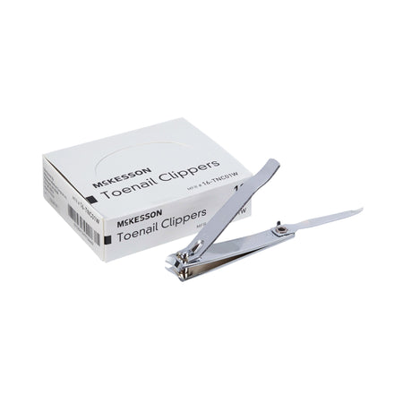McKesson Toenail Clippers, Thumb Squeeze Lever-Toenail Clippers McKesson Thumb Squeeze Lever