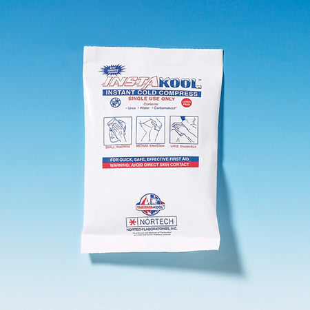 InstaKool Junior Instant Cold Pack, 5 x 7 Inch-Instant Cold Pack InstaKool Junior General Purpose 5 X 7 Inch Plastic / Urea / Water / CarbamaKool Disposable