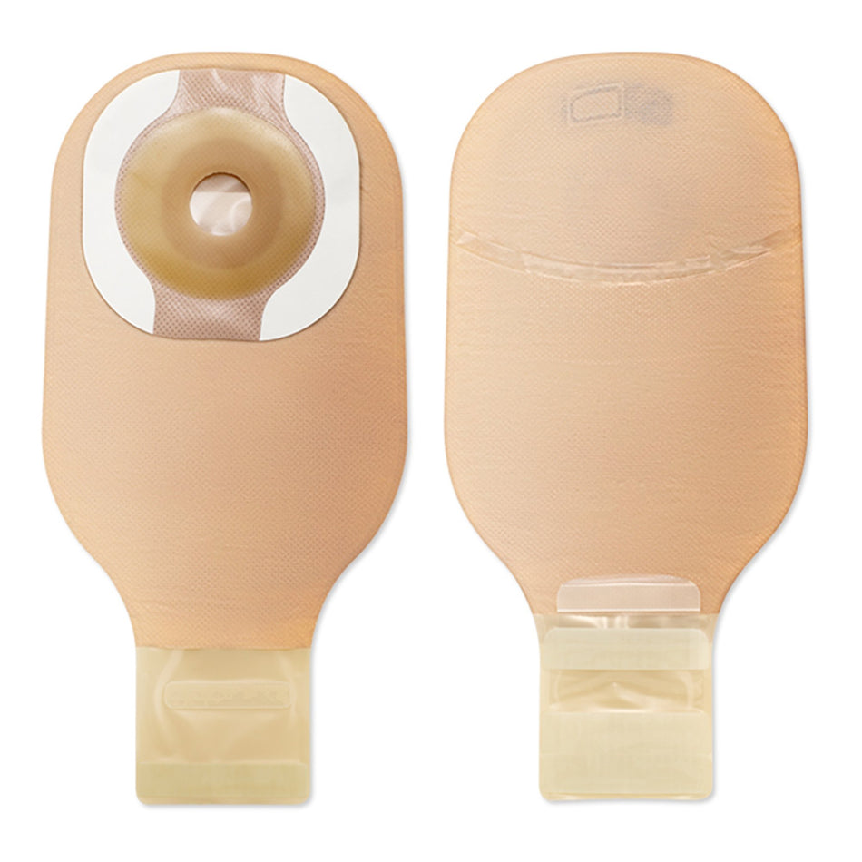 Premier One-Piece Drainable Beige Ostomy Pouch, 12-Inch Length, 1-Inch Stoma-"Ostomy Pouch Premier One-Piece System 12 Inch Length Flat, Pre-Cut 1 Inch Stoma Drainable"
