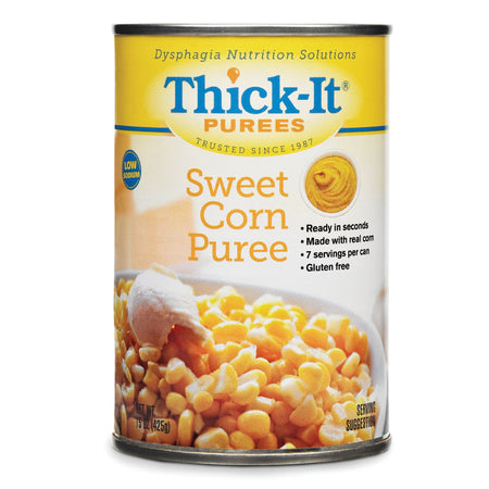 Thick-It Pure Sweet Corn Thickened Food, 15-ounce Can-Thickened Food Thick-It 15 oz. Can Sweet Corn Flavor Puree IDDSI Level 4 Extremely Thick/Pureed