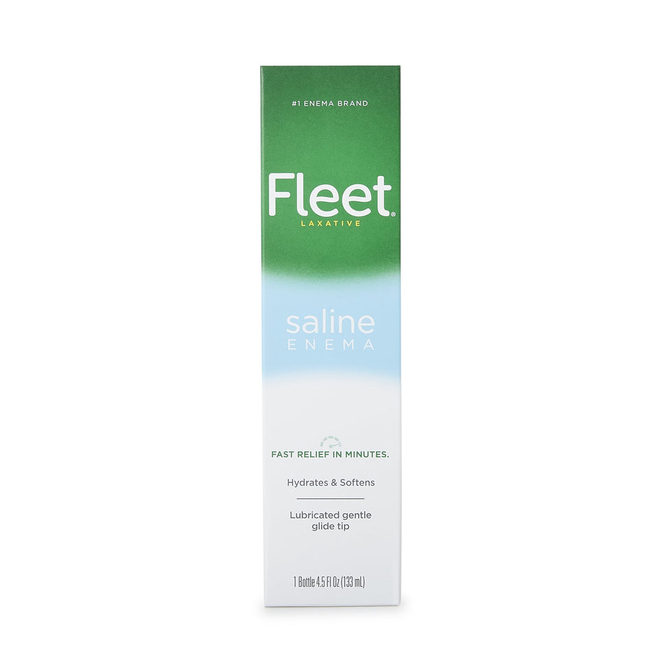 Fleet Enema, 4.5-ounce squeeze bottle-Enema Fleet 4.5 oz. 19 Gram - 7 Gram Strength Monobasic Sodium Phosphate / Dibasic Sodium Phosphate