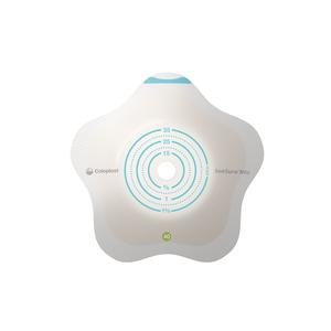SenSura Mio Convex Flip Ostomy Barrier-"Ostomy Barrier SenSura Mio Convex Flip Trim to Fit, Extended Wear Elastic Adhesive 40 mm Flange Green Code System 3/8 to 1-3/4 Inch Opening"