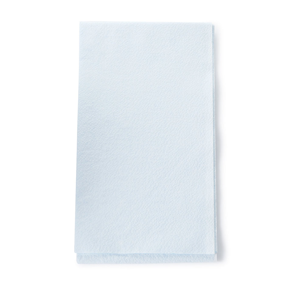 Graham Medical White/Blue Flat Stretcher Sheet, 40 x 72 Inch-Stretcher Sheet Graham Medical Flat 40 X 72 Inch Blue / White Tissue / Poly Disposable