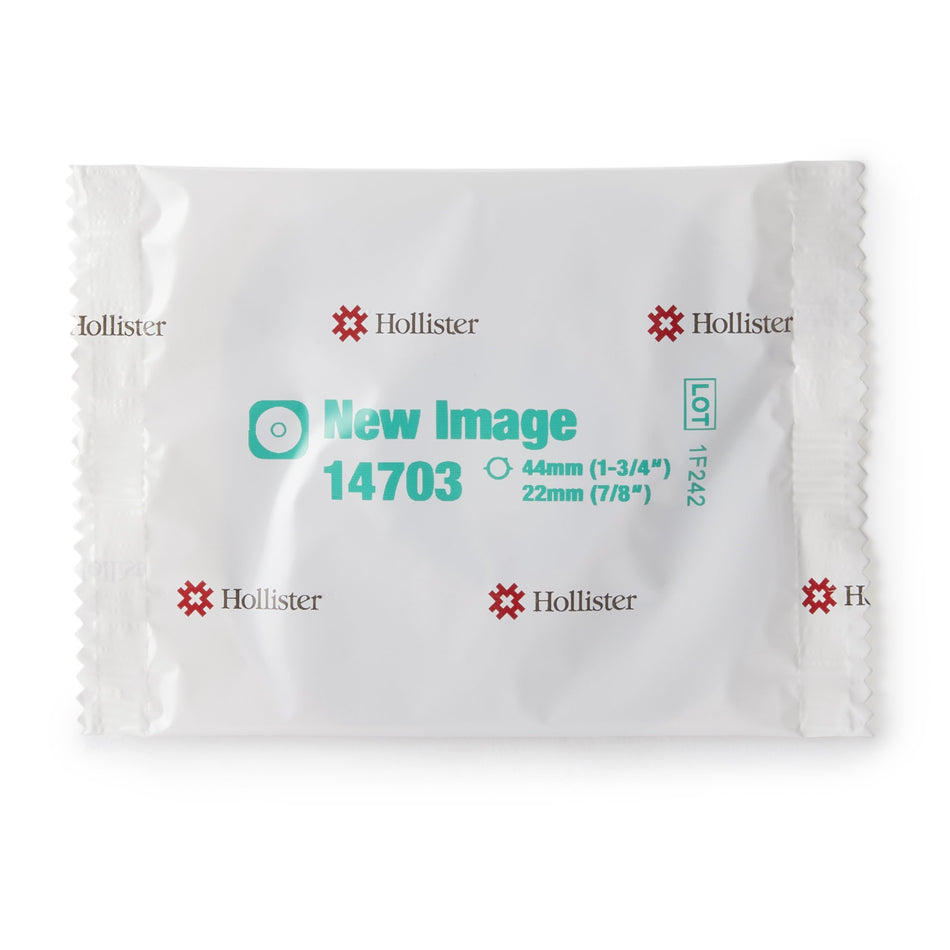 New Image Flextend Colostomy Barrier With 7/8 Inch Stoma Opening-"Ostomy Barrier New Image Flextend Precut, Extended Wear Adhesive Tape 44 mm Flange Green Code System Hydrocolloid 7/8 Inch Opening"