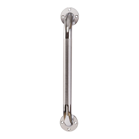 DMI Grab Bar, 16 Inch Length-Bathtub Grab Bar DMI Silver Knurled Steel