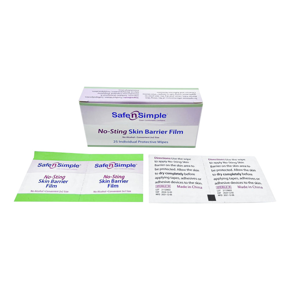 Safe n Simple™ Barrier Wipe - Personal Hygiene>Skin Care>Prep Pads and Swabsticks - Safe N Simple