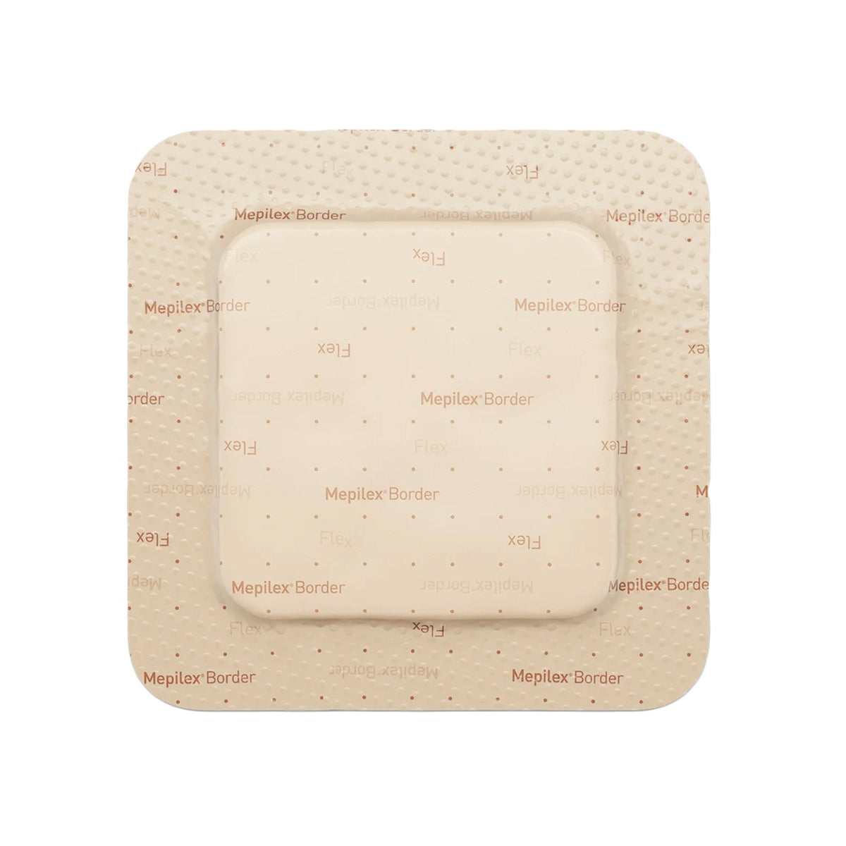 Mepilex® Border Flex Adhesive with Border Foam Dressing, 4 x 4 Inch - Wound Care>Advanced Wound Care>Foam Dressings - Moln...