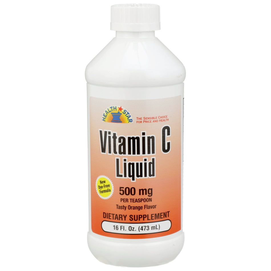 Geri-Care Ascorbic Acid Vitamin C Supplement, 16 fl. Oz.-Vitamin C Supplement Geri-Care Ascorbic Acid 500 mg Strength Liquid 16 oz.