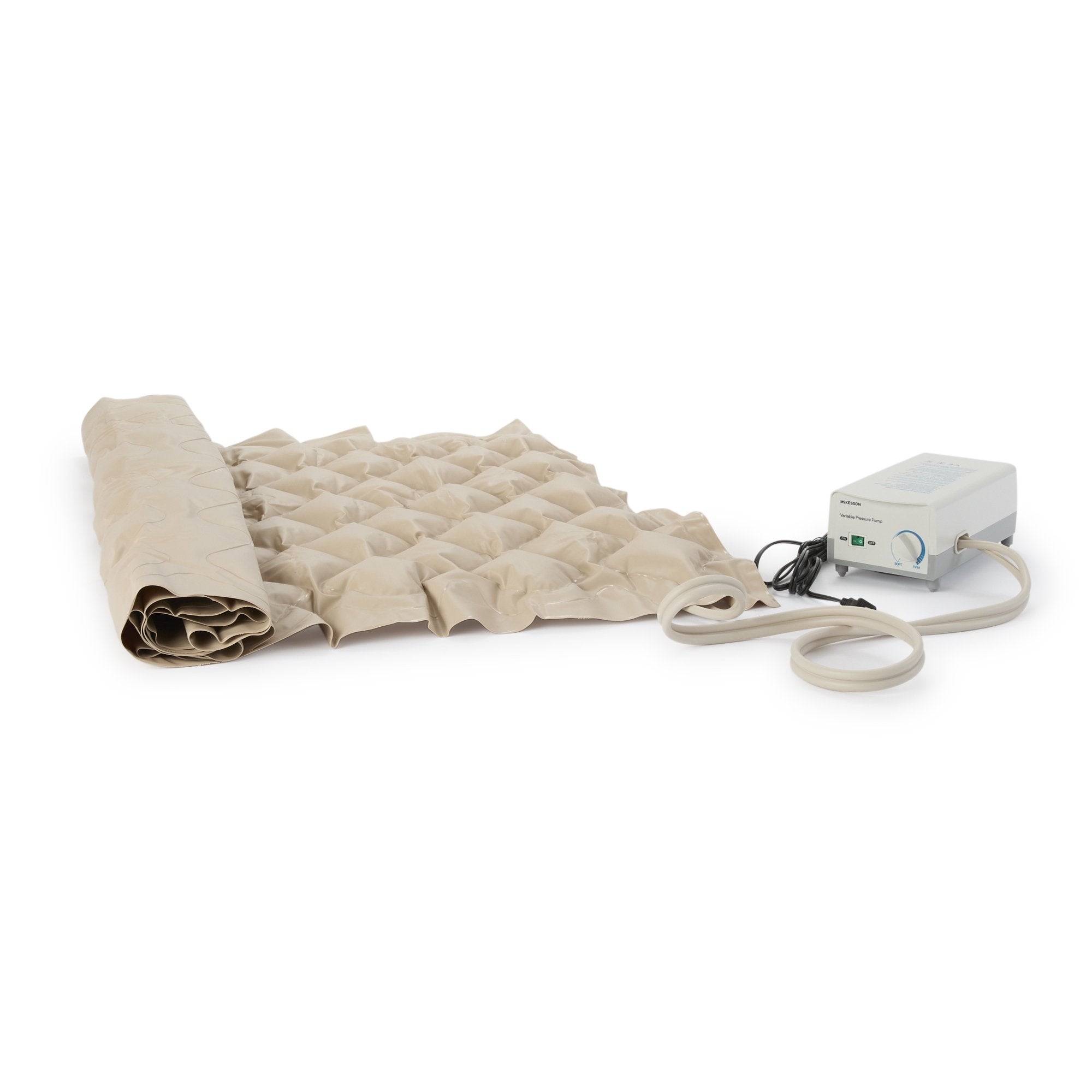 McKesson Variable Pressure Pump and Mattress Pad System-Variable Pressure Pump and Mattress Pad System McKesson Pressure Redistribution 78 L X 36 W Inch For Mattresses