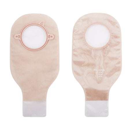 New Image™ Transparent Colostomy Pouch, Pre-cut to Fit 70 mm Stomas, Blue Match - Ostomy>Ostomy Pouches - Hollister