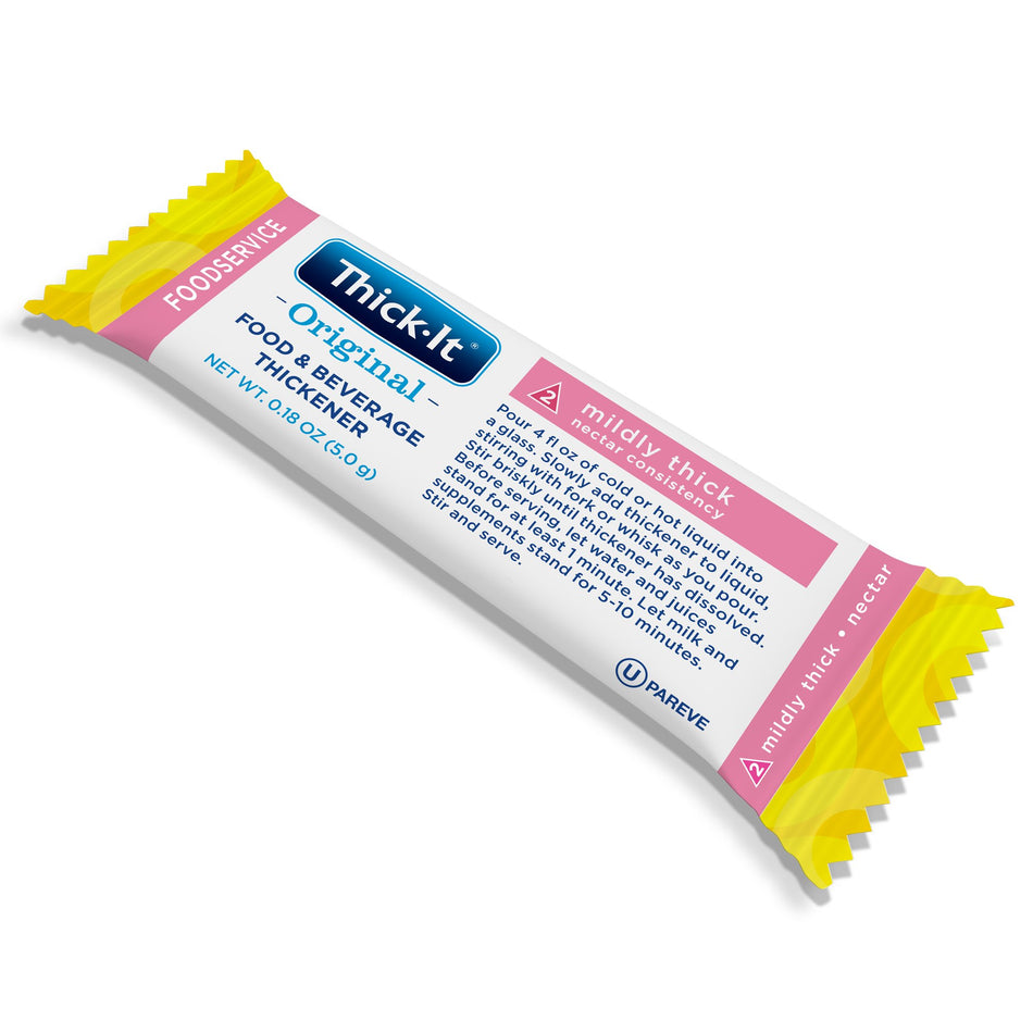 Thick-It Original Food & Beverage Thickener-Food and Beverage Thickener Thick-It Original 5 Gram Individual Packet Unflavored Powder IDDSI Level 2 Mildly Thick