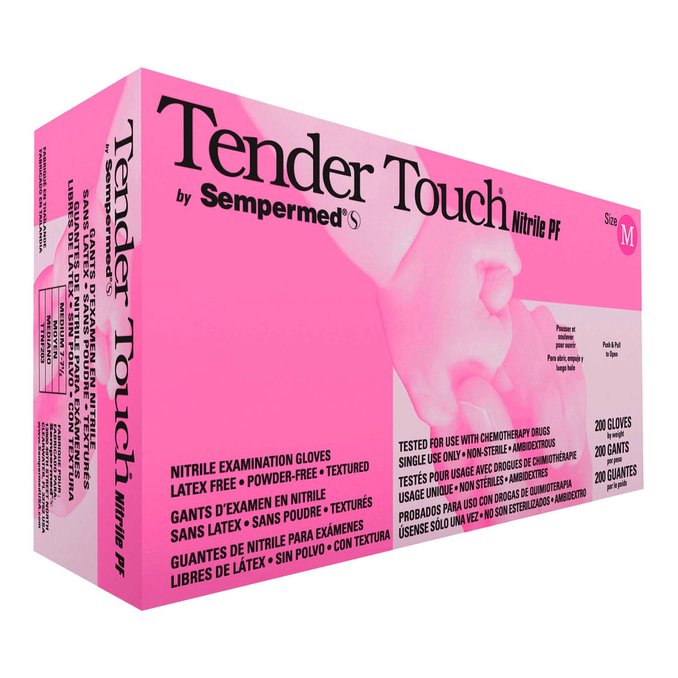 Tender Touch® Nitrile Exam Glove, Medium, Lavender - Gloves>Exam Gloves - Harps USA Inc