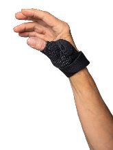 CMC Controller Plus Right Thumb Brace, Small / Medium-Thumb Brace CMC Controller Plus Adult Small / Medium Hook and Loop Strap Closure Right Hand Black