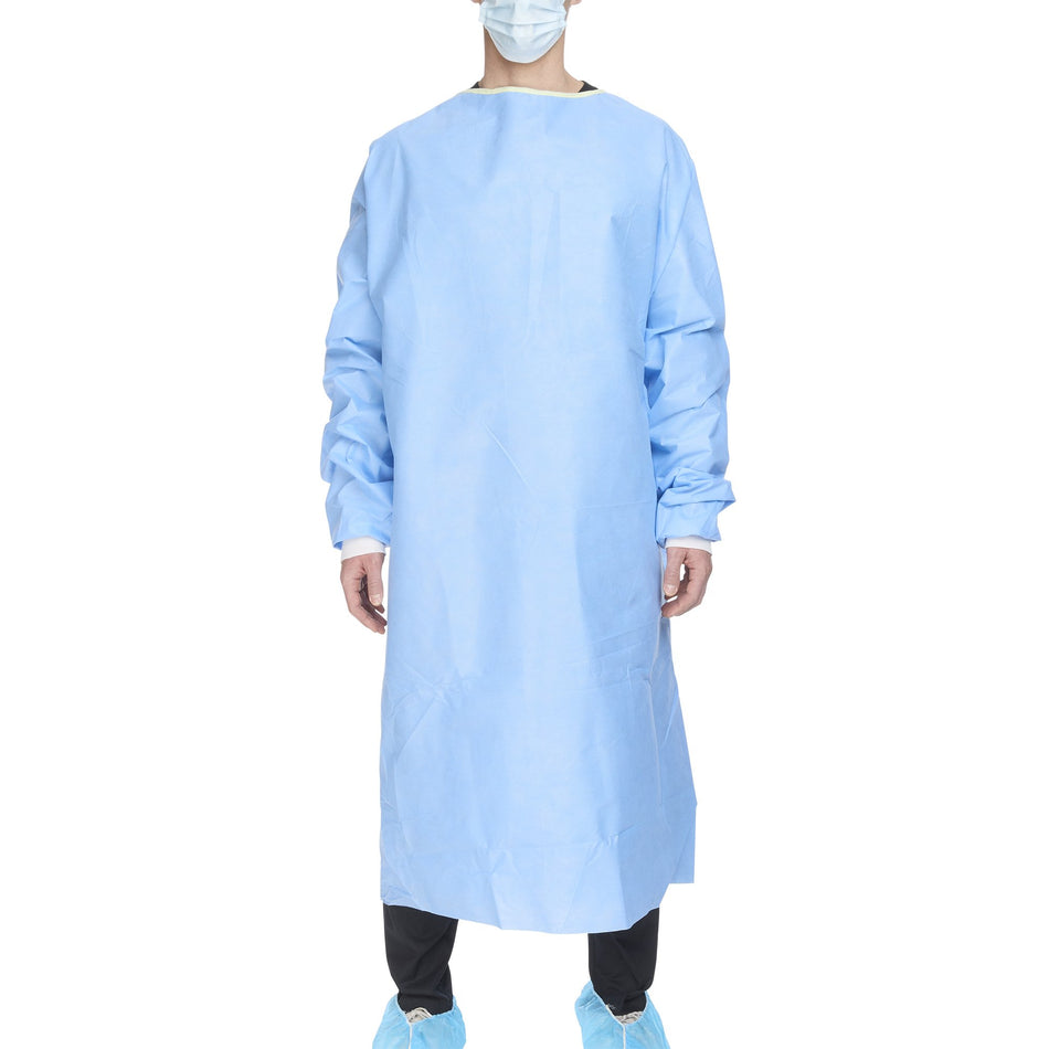 ULTRA Non-Reinforced Surgical Gown with Towel-Non-Reinforced Surgical Gown with Towel ULTRA 2X-Large Blue Sterile AAMI Level 3 Disposable