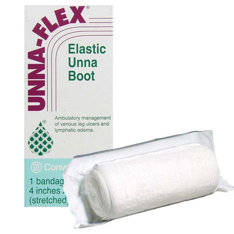 Unna-Flex� Unna Boot Stretch, 4 Inch x 10 Yard-Unna Boot Stretch Unna-Flex� Zinc Oxide 4 Inch X 10 Yard