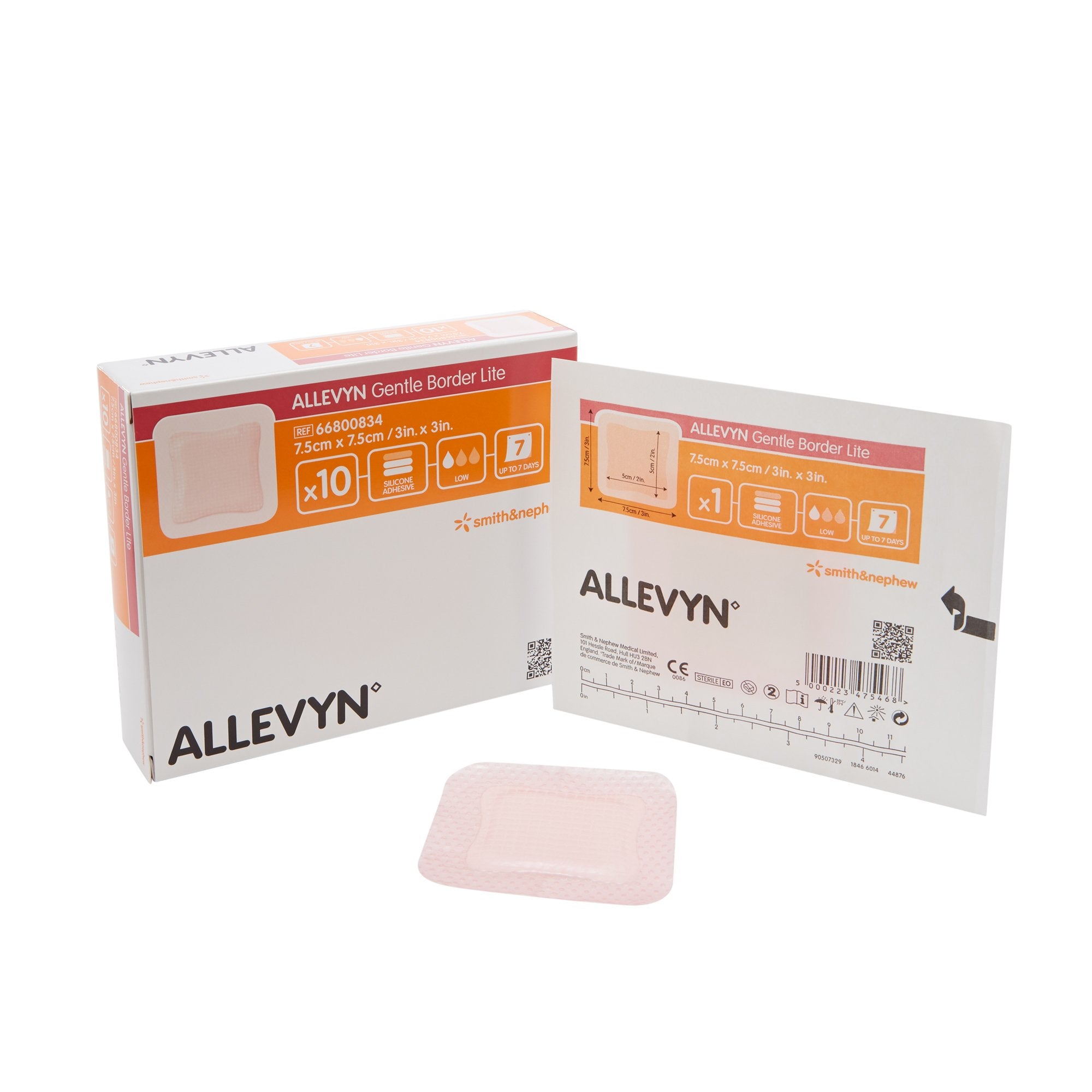 Allevyn Gentle Border Lite Silicone Foam Dressing - Wound Care>Advanced Wound Care>Foam Dressings - Smith & Nephew
