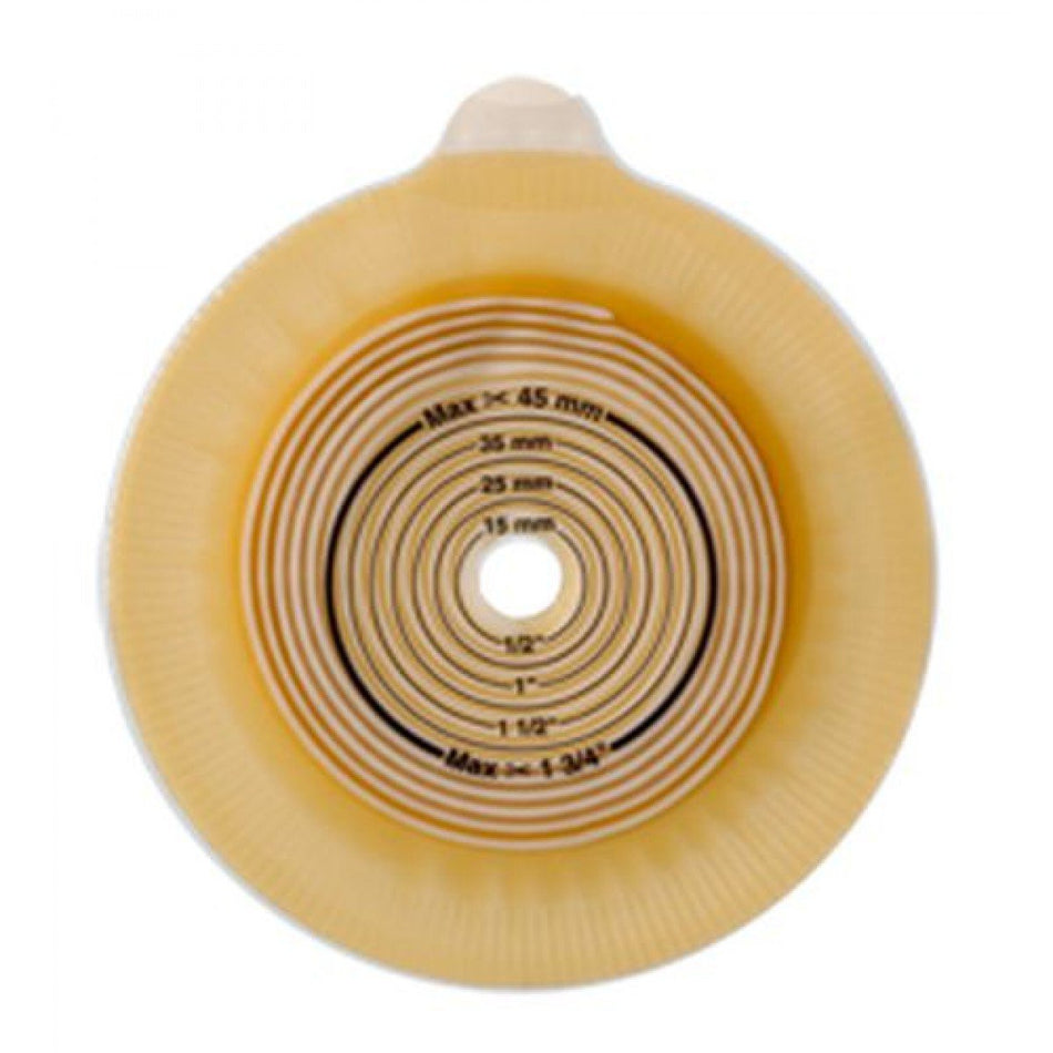 Assura Ostomy Pouch-"Ostomy Barrier Assura Trim to Fit, Extended Wear Pectin Based Adhesive 60 mm Flange Blue Code System Synthetic Resin 5/8 to 1-3/4 Inch Opening"