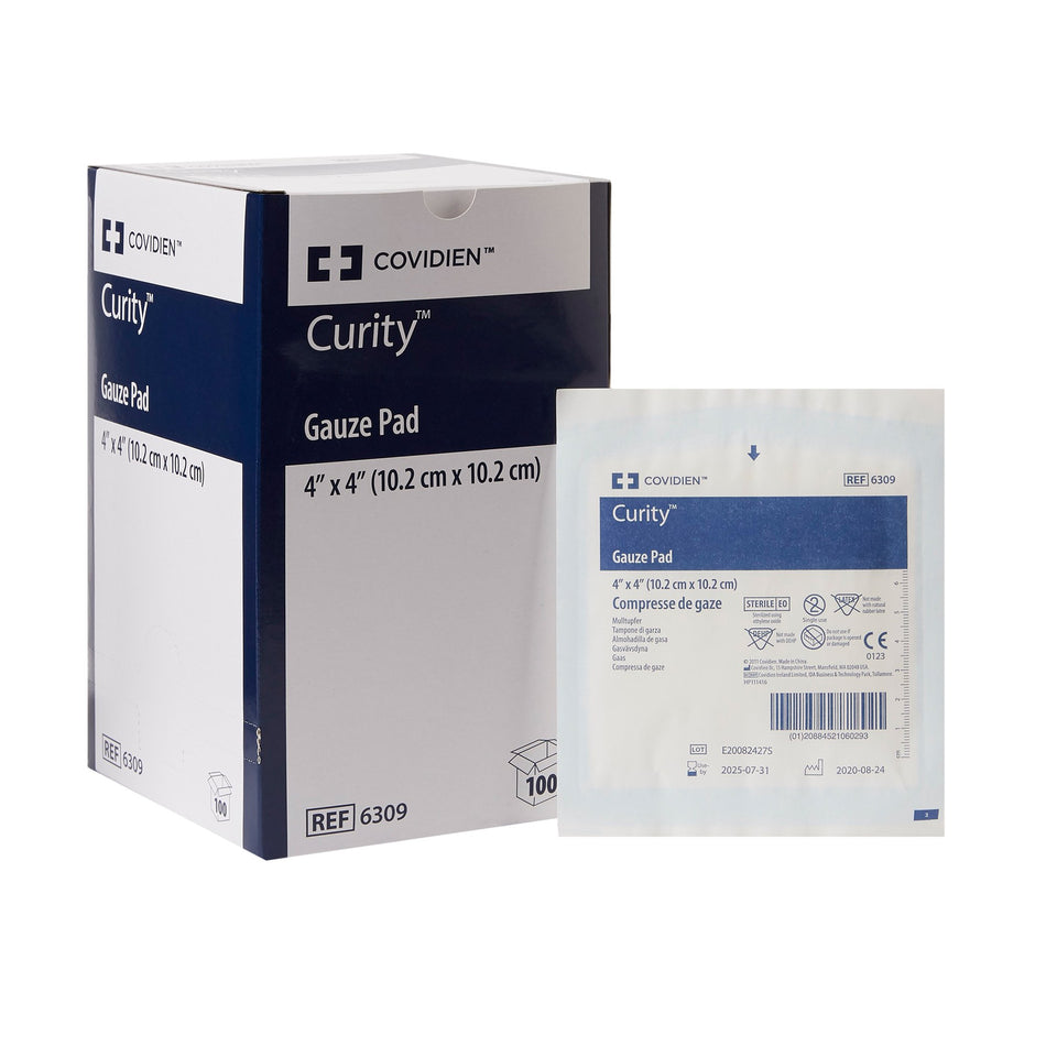 Curity� Sterile Gauze Sponge, 4 x 4 Inch, 12-Ply-Gauze Sponge Curity� 4 X 4 Inch 12-Ply Sterile 1 per Pack