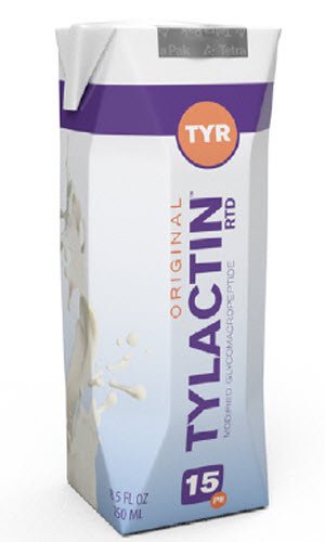 Tylactin 15 Original Glycomacropeptide (GMP) Ready-To-Drink Medical Food, Milk Flavor-Oral Supplement Tylactin RTD 15 Original Milk Flavor Liquid 8.5 oz. Carton