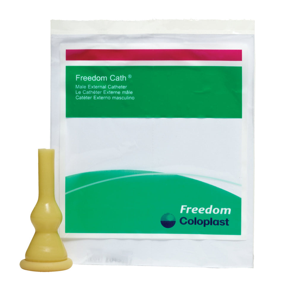 Coloplast Active Cath Male External Catheter, Large-Male External Catheter Active Cath Self-Adhesive Strip Latex Large