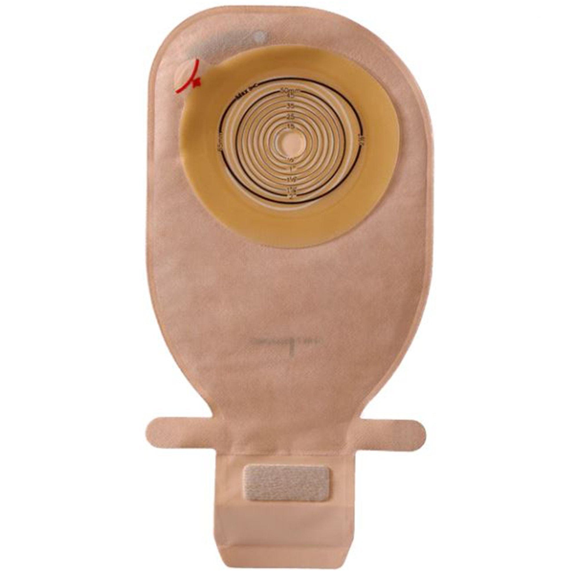 Assura One-Piece Drainable Opaque Colostomy Pouch, 11 Inch Length, 3/8 to 2 Inch Stoma-"Colostomy Pouch Assura One-Piece System 11-1/2 Inch Length Flat, Trim to Fit 3/8 to 2-3/4 Inch Stoma Drainable"