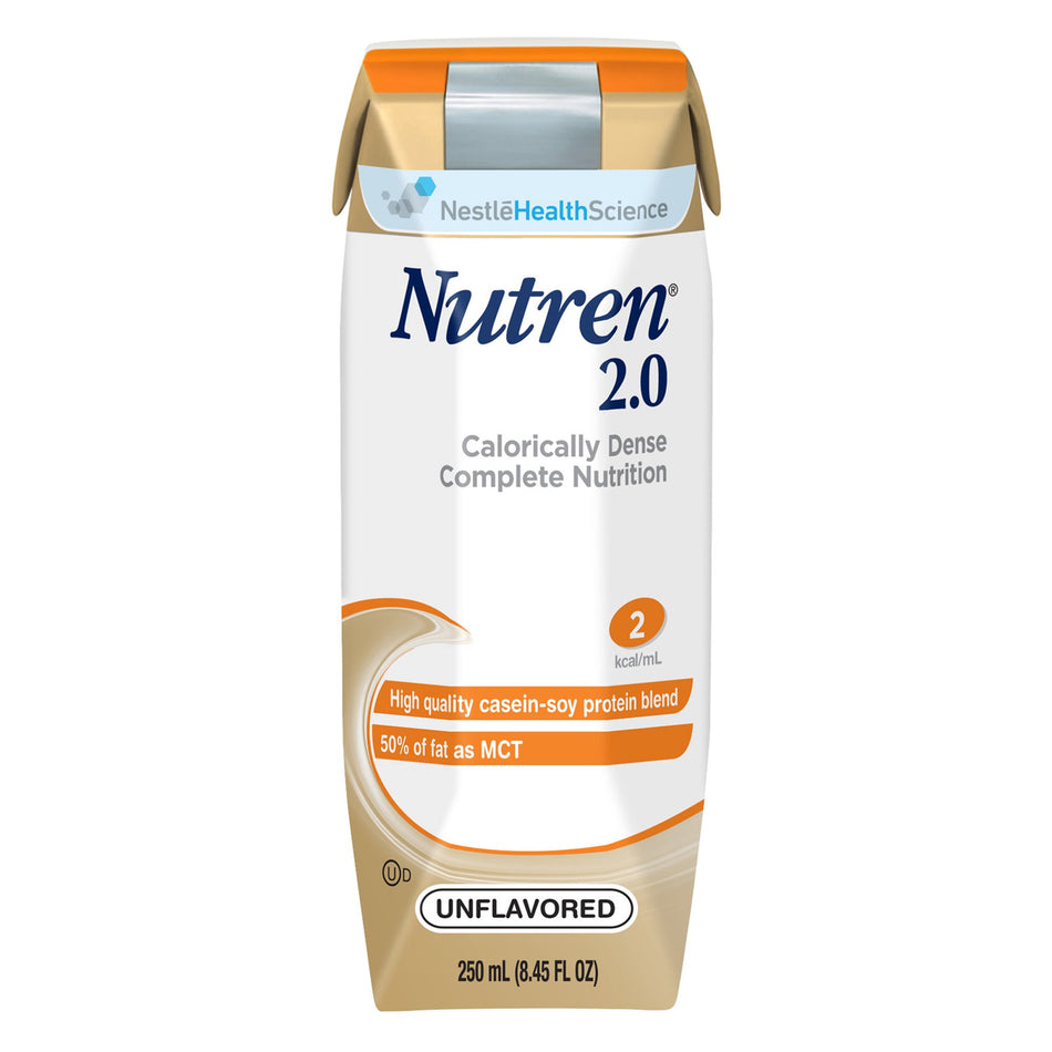 Nutren� 2.0 Tube Feeding Formula, 8.45 oz. Carton-Tube Feeding Formula Nutren� 2.0 Unflavored Liquid 250 mL Carton