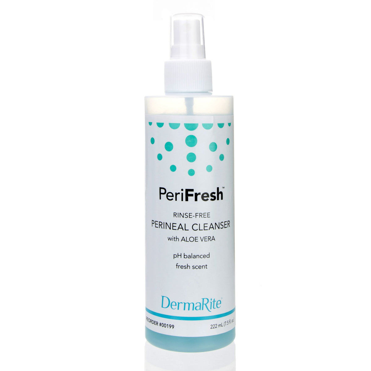 DermaRite Industries PeriFresh Rinse-Free Perineal Wash</strong-Rinse-Free Perineal Wash PeriFresh Liquid 7.5 oz. Pump Bottle Scented