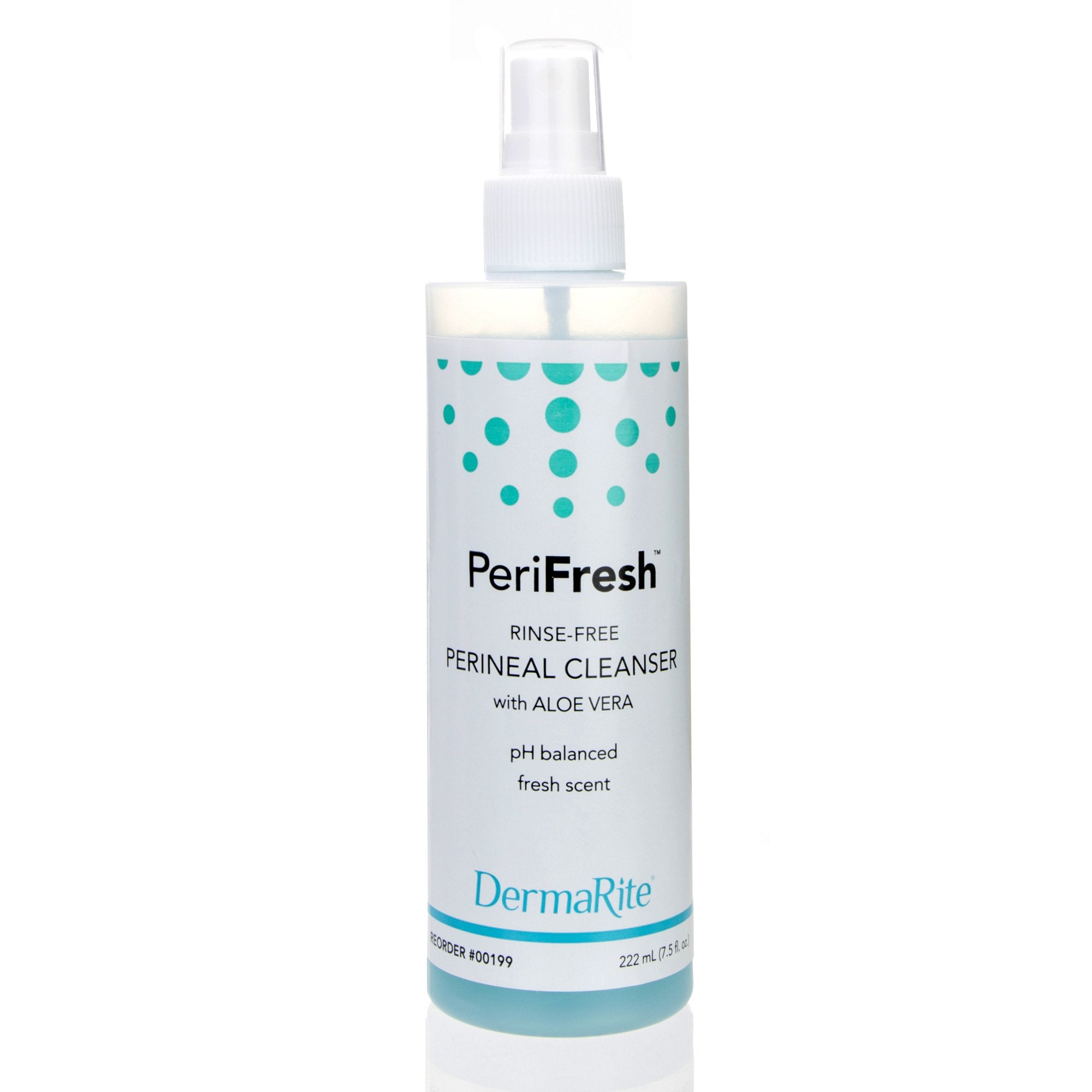 DermaRite Industries PeriFresh Rinse-Free Perineal Wash</strong-Rinse-Free Perineal Wash PeriFresh Liquid 7.5 oz. Pump Bottle Scented