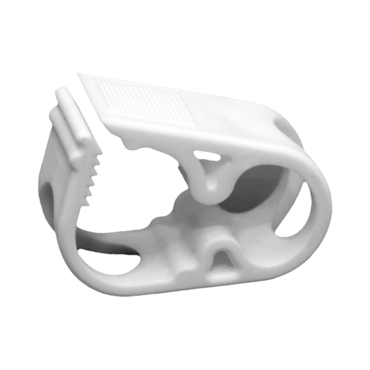 Urocare Adjustable White Tube Clamp-"Tube Clamp Urocare 3/4 X 1 X 1-1/2 Inch, NonSterile"