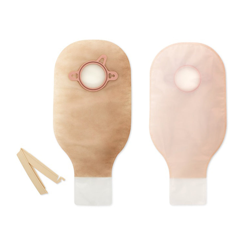 New Image Two-Piece Drainable Ultra-Clear, 12-Inch Length, 2 Inch Flange Size-Ostomy Pouch New Image Two-Piece System 12 Inch Length Drainable