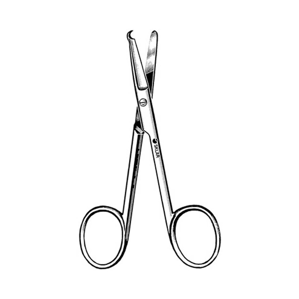 Stitch Scissors Sklar® Spencer 3-1/2 Inch Length OR / Surgical Grade German Stainless Steel NonSterile Finger Ring Handle...