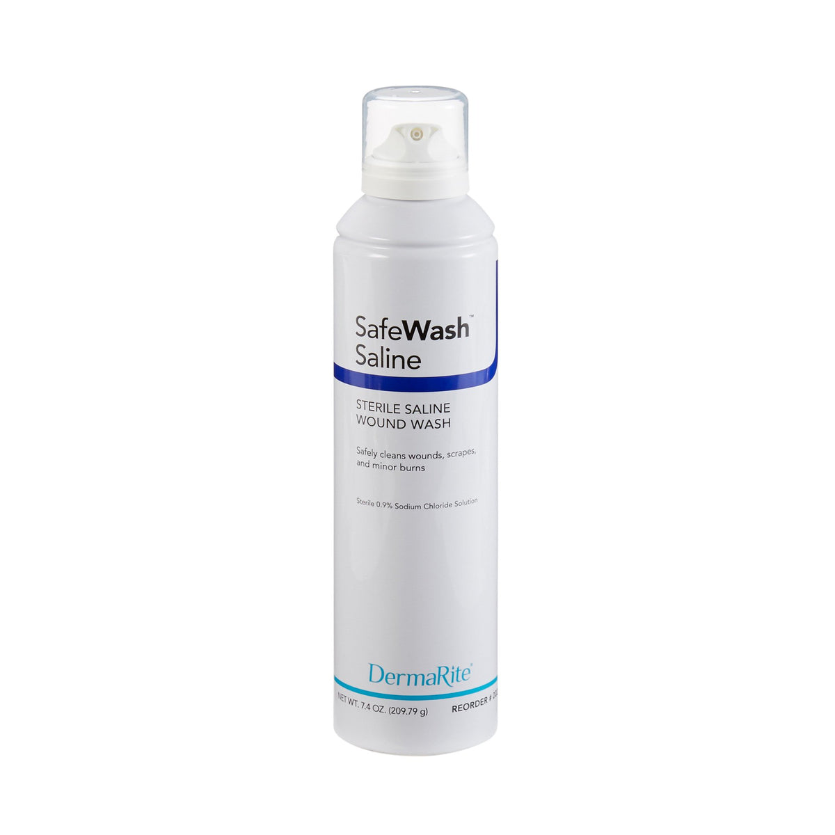 SafeWash Irrigation Solution, Sodium Chloride 0.9%, 7.1-ounce Spray Can-Wound Cleanser SafeWash 7.1 oz. Spray Can Sterile