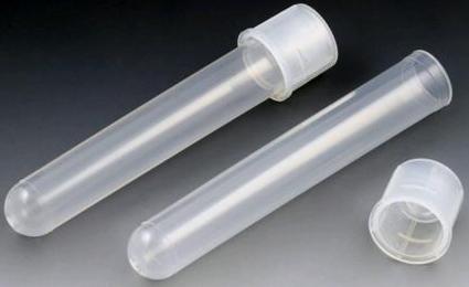 Globe Scientific Test Tube, 5 mL, 12 x 75 mm-Test Tube Plain 5 mL Dual Position Snap Cap Polypropylene Tube