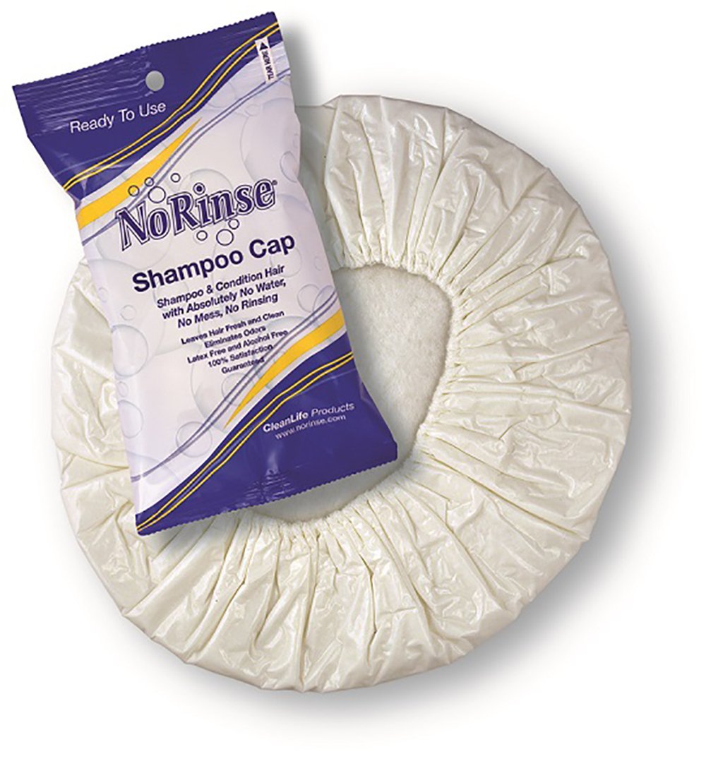 No Rinse Shampoo Cap-Shampoo Cap No Rinse 1 per Pack Individual Packet Scented
