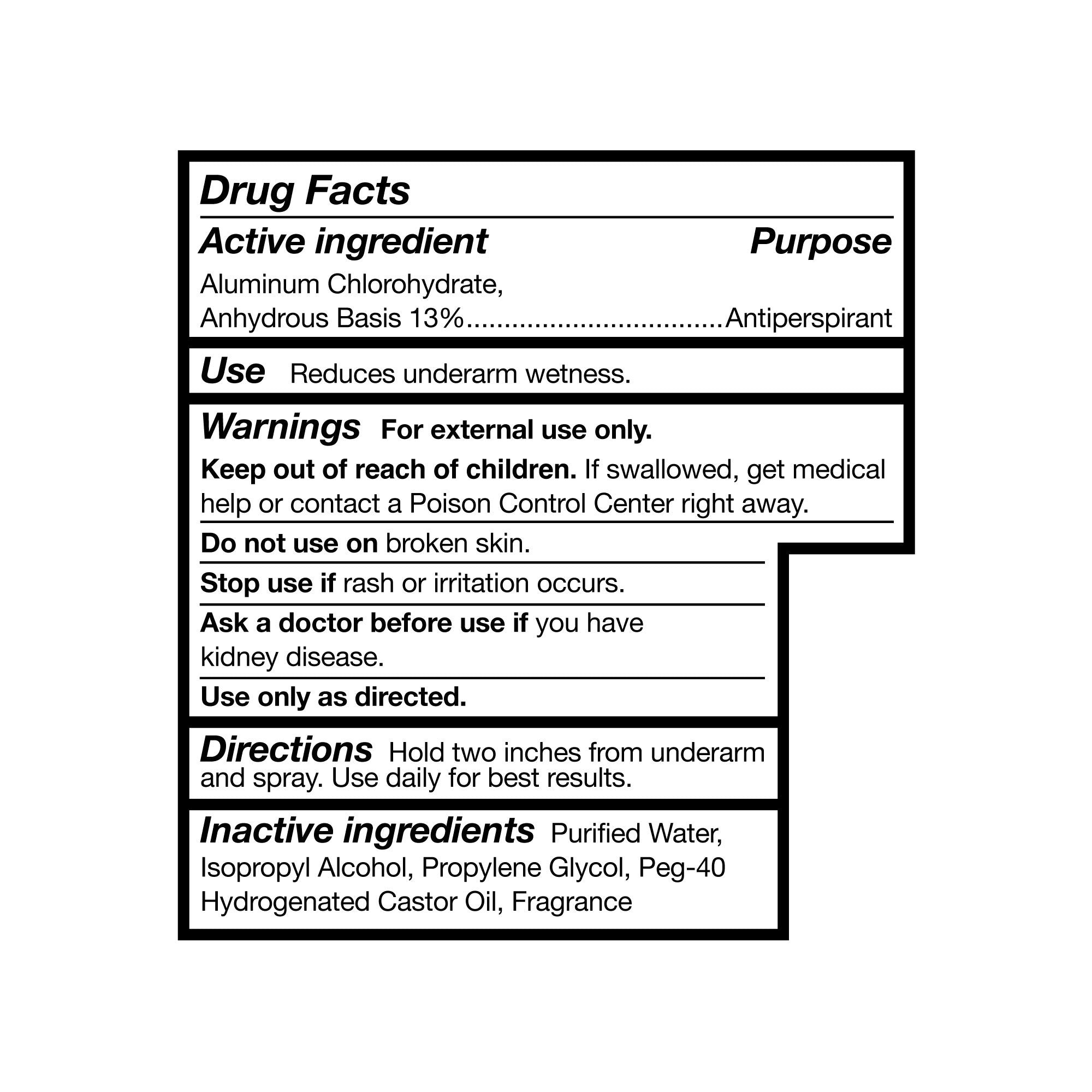 McKesson Antiperspirant / Deodorant, 2 oz. Spray-Antiperspirant / Deodorant McKesson Spray 2 oz. Fresh Scent