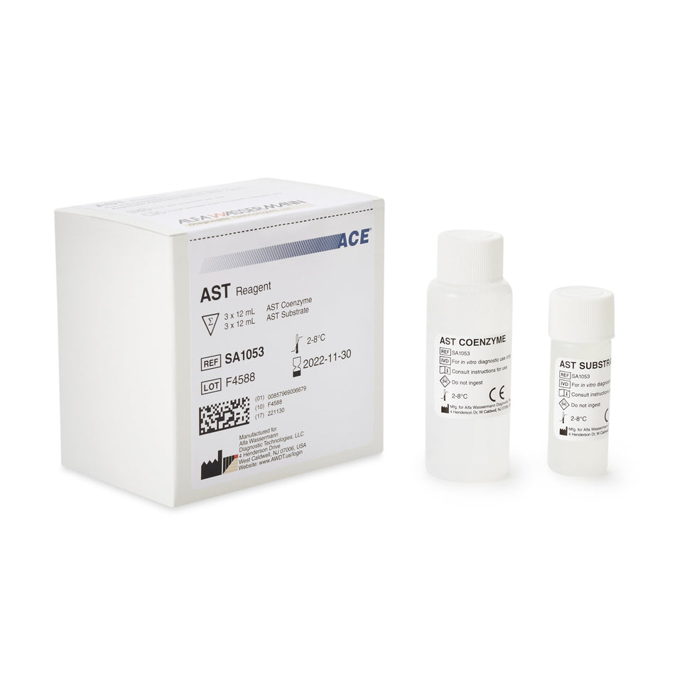 Ace General Chemistry Reagent for Ace Axcel / Ace Alera Clinical Chemistry Systems, Aspartate Aminotransferase (AST)-General Chemistry Reagent Aspartate Aminotransferase (AST) For ACE Axcel / ACE Alera Clinical Chemistry Systems 450 Tests