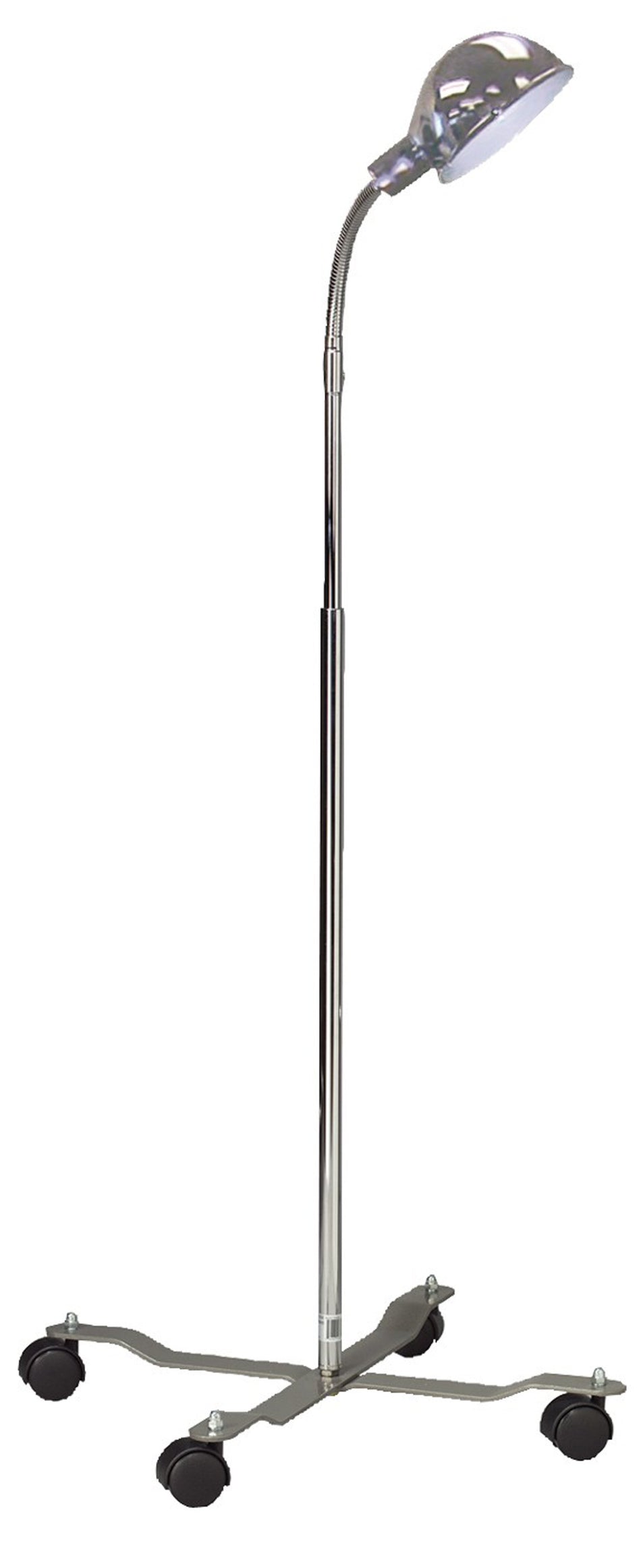 drive� Gooseneck Exam Light-Gooseneck Exam Light Floor Standing Incandescent 60 Watt Chrome