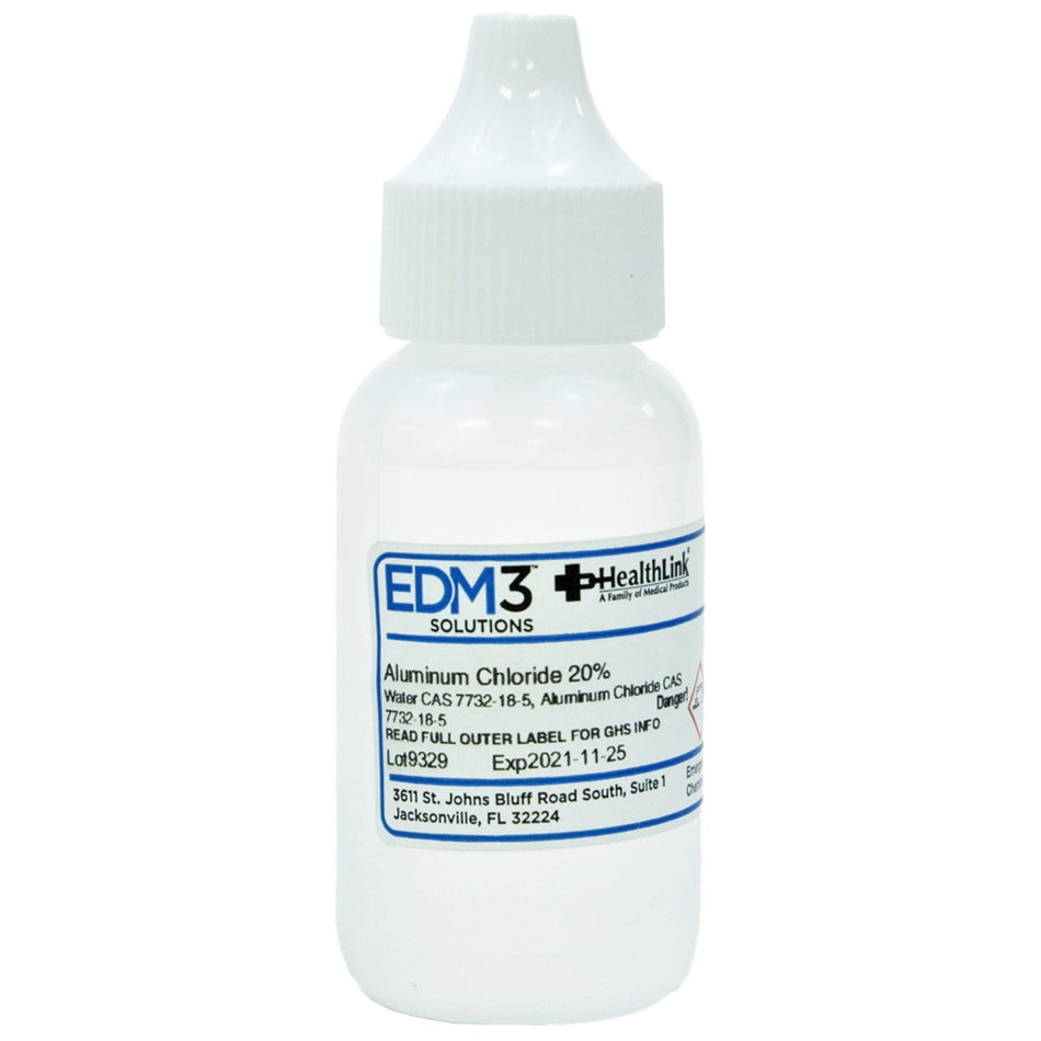 EDM3 Chemistry Reagent, ACS Grade-Chemistry Reagent Aluminum Chloride ACS Grade 20% 1 oz.
